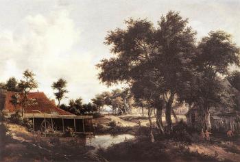 Meindert Hobbema : The Water Mill III